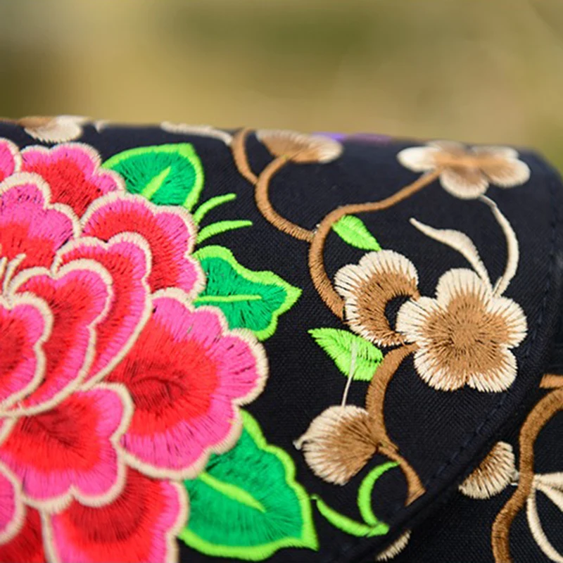 2018 Этническая винтажная вышитая Холщовая Сумка через плечо сумка мессенджер в