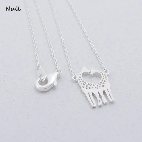 Null простой милый сладкий Jewelry маленькие ожерелье животных ожерелья влюбленные