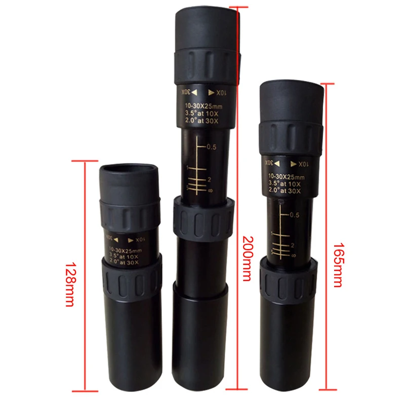 

ZIYOUHU 10-30X25 Single Tube Monocular Telescope HD For Outdoor Hunting Camping Hiking Easy to carry Single telescope