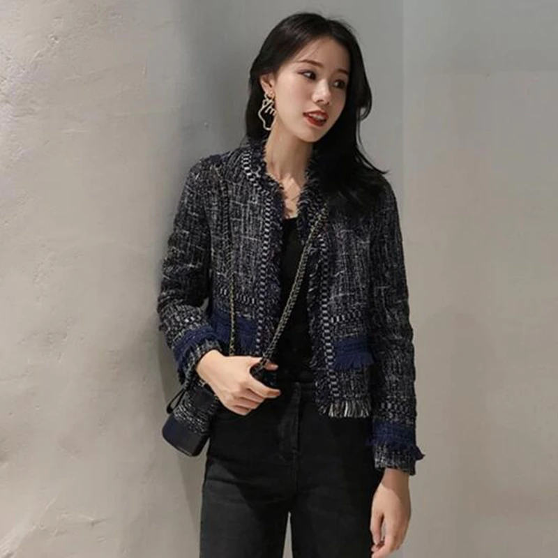 2018 Весна и Осень Новый женский кардиган короткий параграф дикие дамы небольшой