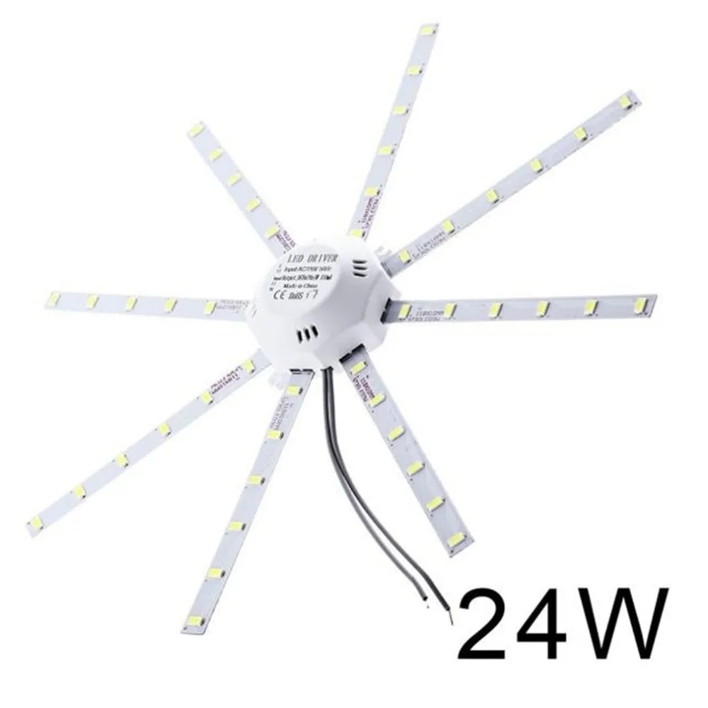 24W LED Round Loop Tube Ceiling Light Octagon Star SMD Bar Durable Aluminium Dinning Bedroom Lighting Lamp | Освещение