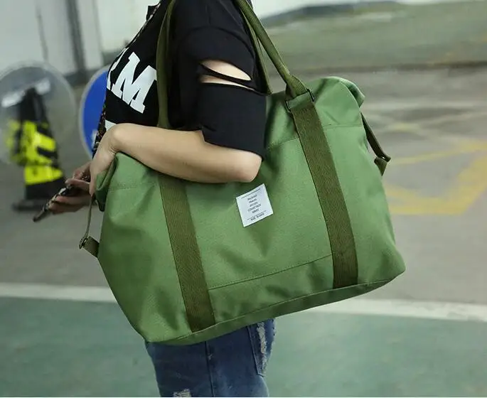 Folding Travel Bag Nylon Travel Bags Hand Luggage for Men & Women Fashion Travel Duffle Bags Tote Large Handbags Duffel