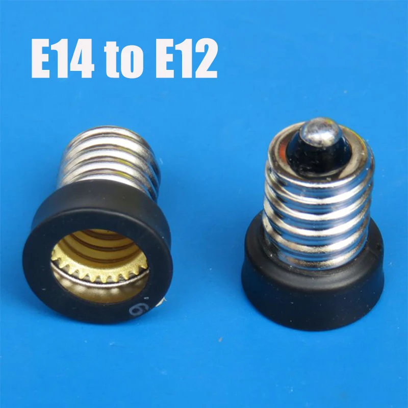 Переходник для лампы с цоколем E14 на E12 2 шт.|e14 to e12|lamp socket adaptere14 |