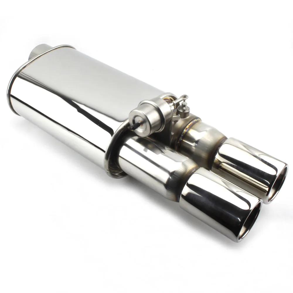 Универсальная Выхлопная система Электрический Выпускной клапан из нержавеющей