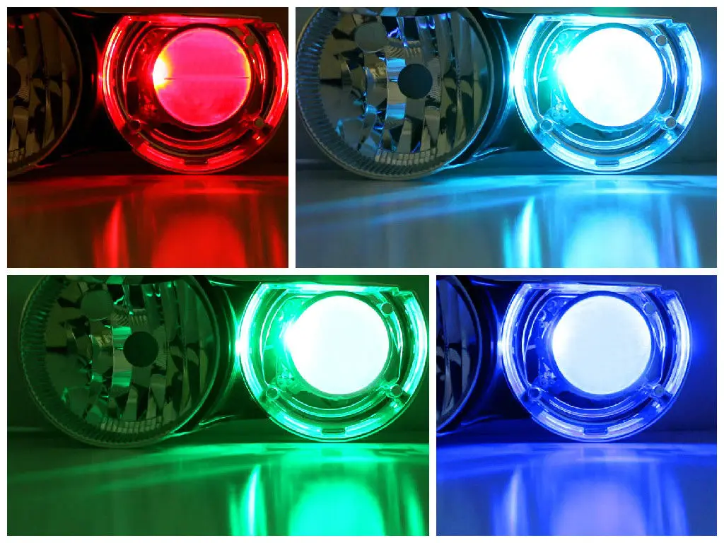 Фото Беспроводное управление RGB светодиодной подсветкой Demon Eyes для audi A1 A3 A4 A6 TT Q2 Q3 Q5 Q7 R8 S2 S3 S4 S5 S6 S8 S7 HID линзы проектора №5