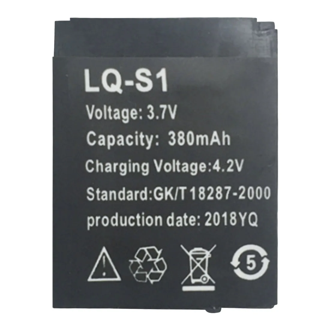 1 шт. Смарт часы Батарея LQ S1 3 7 V 380mAh литиевая полимерная аккумуляторная батарея