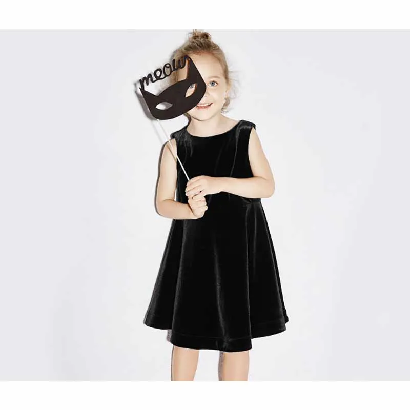 Girls Kids velvet Dresses 2018 Spring Summer Children Clothing For Princess Wear Party Gifts Fashion Style Dress Costume | Детская