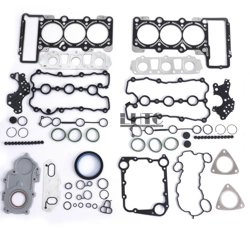 

OEM Engine Cylinder Head Intake Exhaust Manifold Valve Cover Gaskets Oil Seals Repair Kit For AUDI A4 A6 A8 Quattro 3.2L DOHC V6
