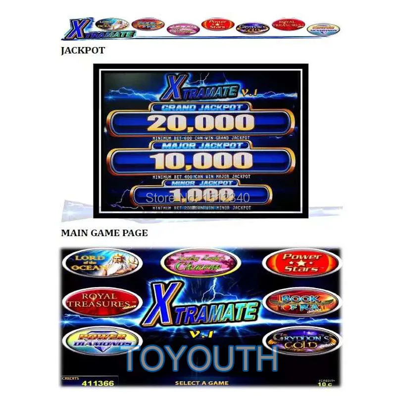 Xtramate 7 в 1 SAS с JACKPOT игровая доска PCB V.1 доска|game board|game pcb boardgame |