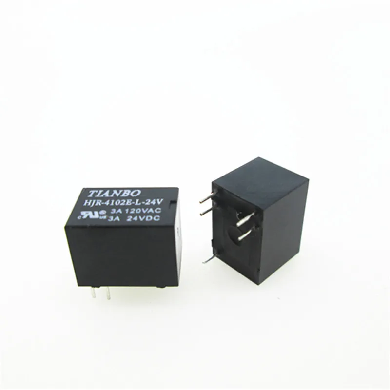 

HOT NEW 5V relay HJR-4102E-L-05V HJR-4102E-L-5VDC HJR4102EL05V 5V 5VDC DC5V 3A 120VAC5PIN