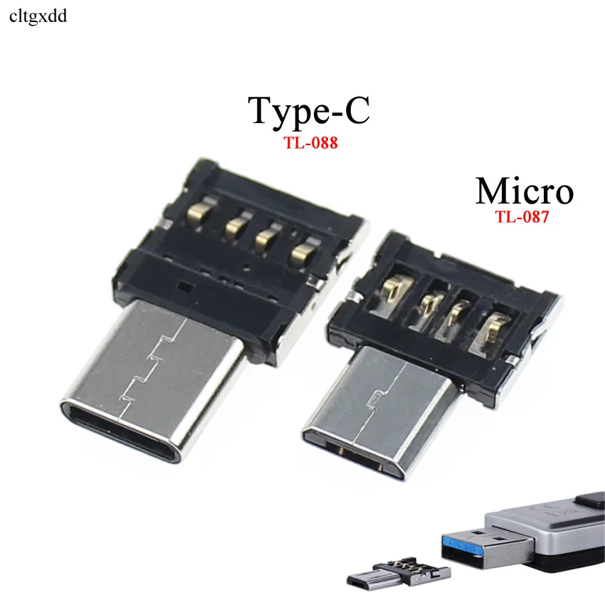 Многофункциональный USB Micro OTG адаптер поддерживается для Android и Type C разъем