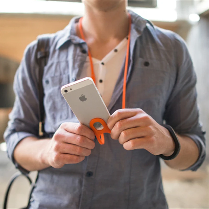 Универсальный строп для ключей мобильный телефон спортивный ремешок силиконовый Мобильный Ремень для телефона мобильный телефон шеи висячая цепь для сматывания троса