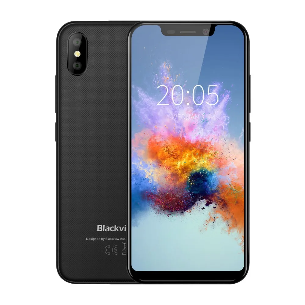 Blackview A30 смартфон с 5 дюймовым дисплеем четырёхъядерным процессором MTK6580A ОЗУ 2 Гб
