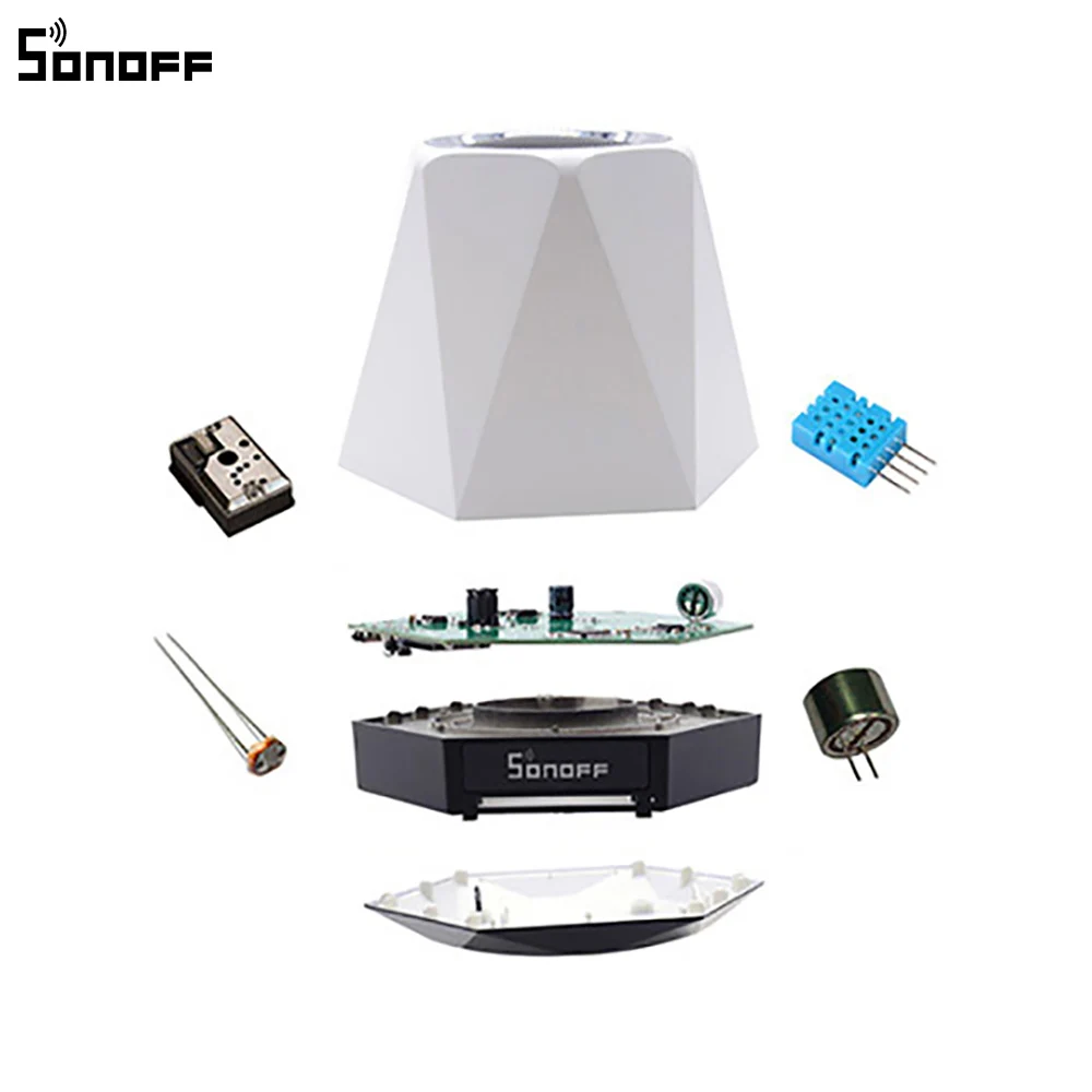Sonoff SC Умный домашний комнатный WiFi прибор для мониторинга окружающей среды