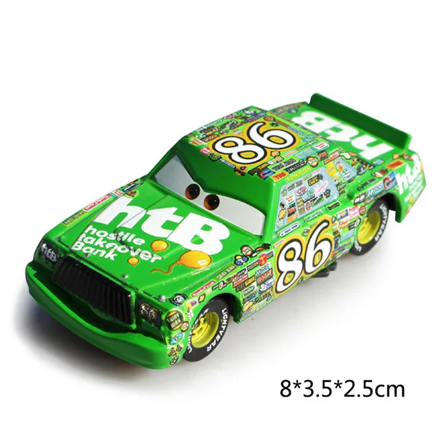 Disney Pixar Cars 2 3 Lightning McQueen Mater Huston Jackson Storm Ramirez 1:55 литье под давлением из