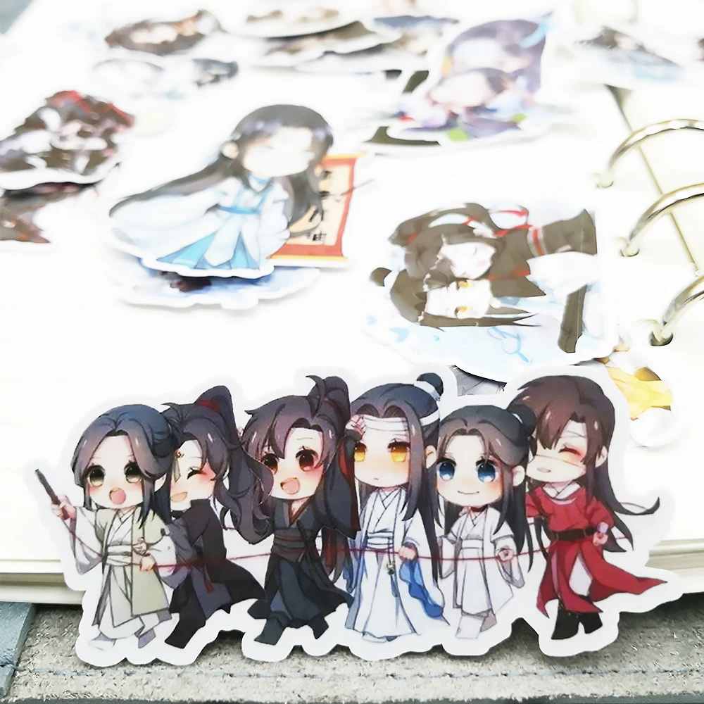 

30pcs Self-adhesive Anime Grandmaster of Demonic Cultivation Stickers Scrapbook Paper Stickers DIY Craft Album Decoration gift