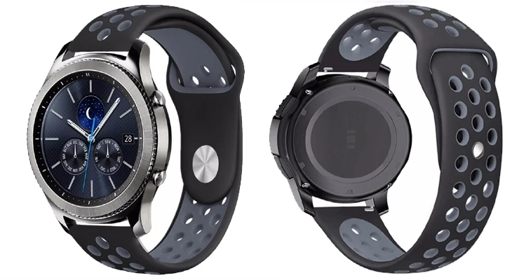 LEMFO силиконовый двойной цветной ремешок для huawei watch gt ремешок для часов сменный фитнес-браслет Модный Для huawei Watch gt