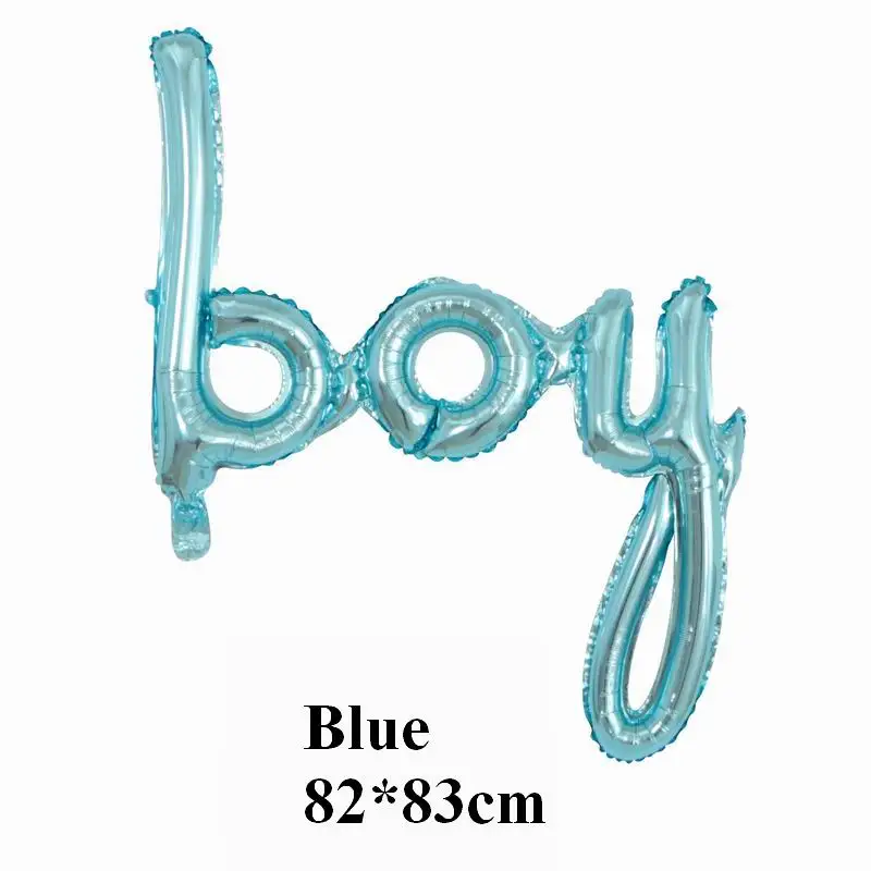 blue boy Jumbo One/Детские воздушные шары из фольги для мальчиков и девочек, детские вечерние украшения для вечеринки - Цвет: blue boy