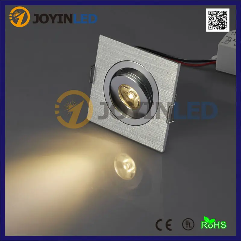 Dimmable High power led 3w mini ceiling down light AC85-260V recessed led light for home