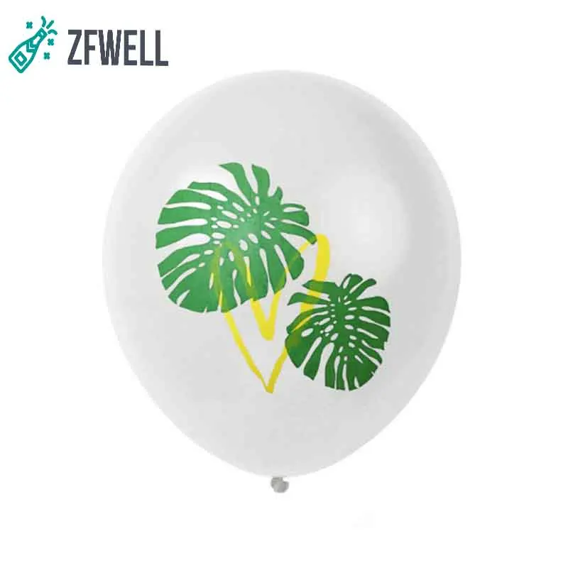 ZFWELL 10 шт./лот 12-дюймовый шар Фламинго черепаха лист кактус двухцветный печать