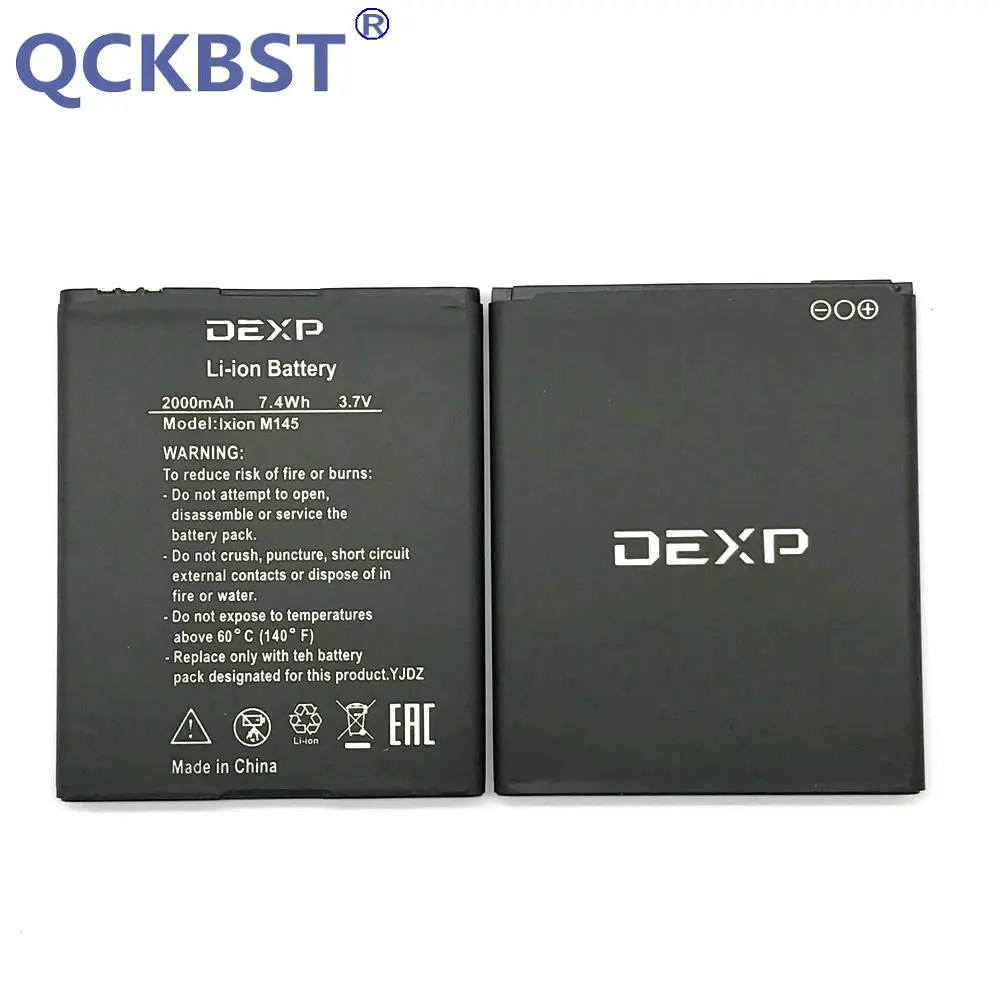 QCKBST новинка 2000 мАч высококачественный аккумулятор для DEXP Ixion M145 Оригинальные