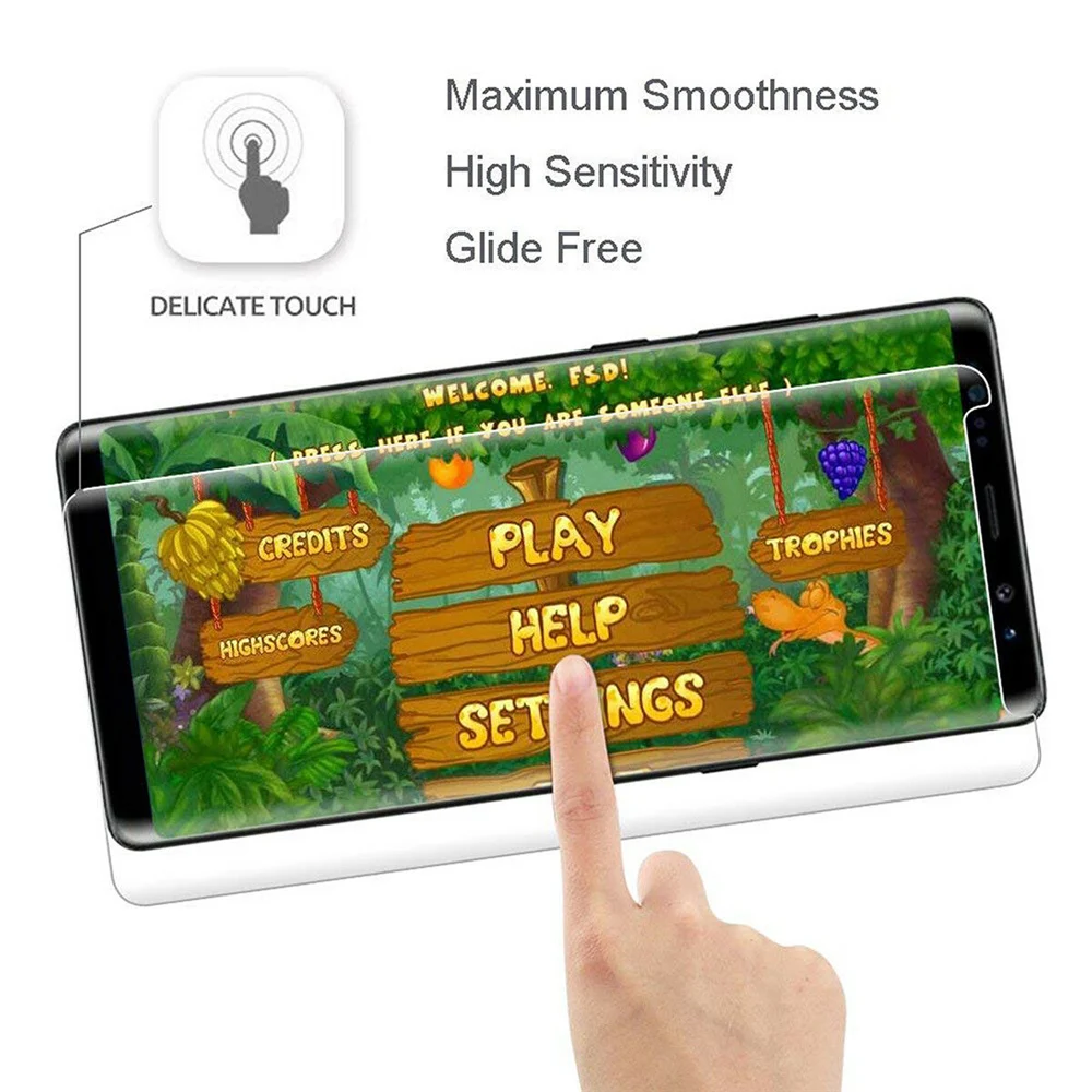 2 шт. защитная пленка для экрана Samsung Galaxy Note 8|Защитные стёкла и плёнки телефонов| |