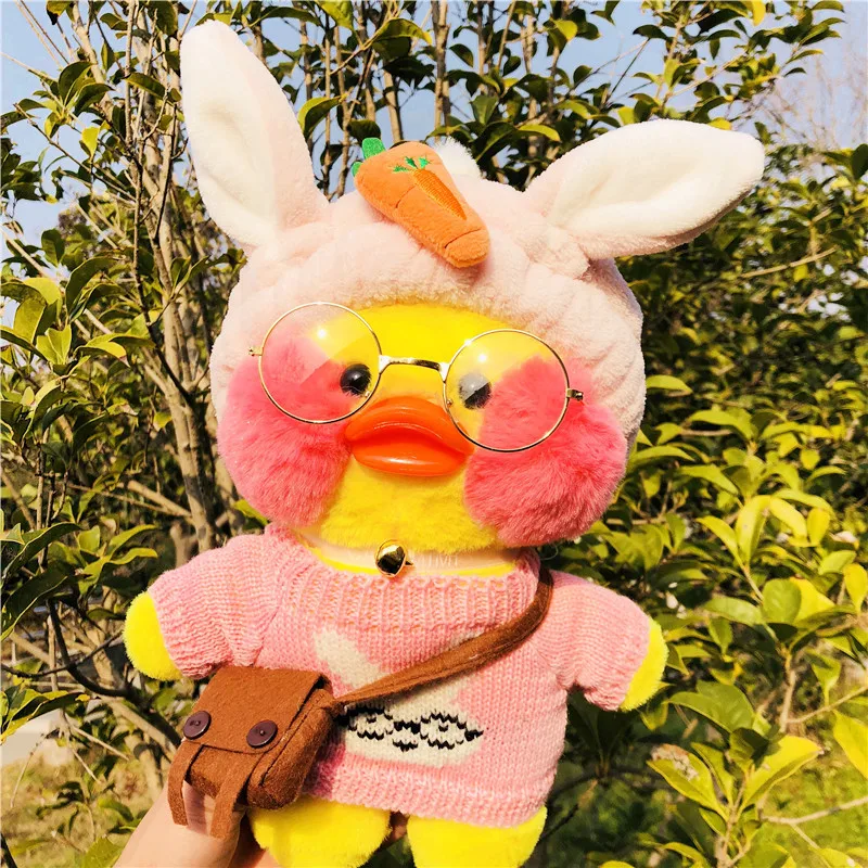 Kawaii LaLafanfan кафе утка плюшевые игрушки милые животные Желтая Утка Мягкая кукла