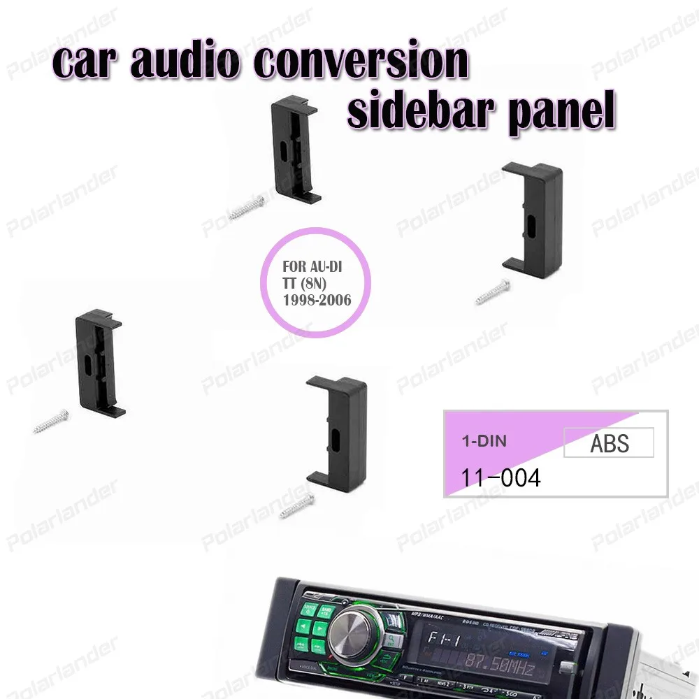 

1-DIN ABS материал CD конверсионная боковая панель оригинальные цвета интерьера автомобиля Черный для AU-DI TT (8N) 1998-2006