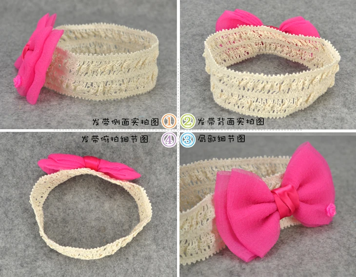 2022 Fashion Hot Baby Girl Cute Supreme Children Bowknot Headband Hair Band Accessories Photo Props Headwear Photography | Детская