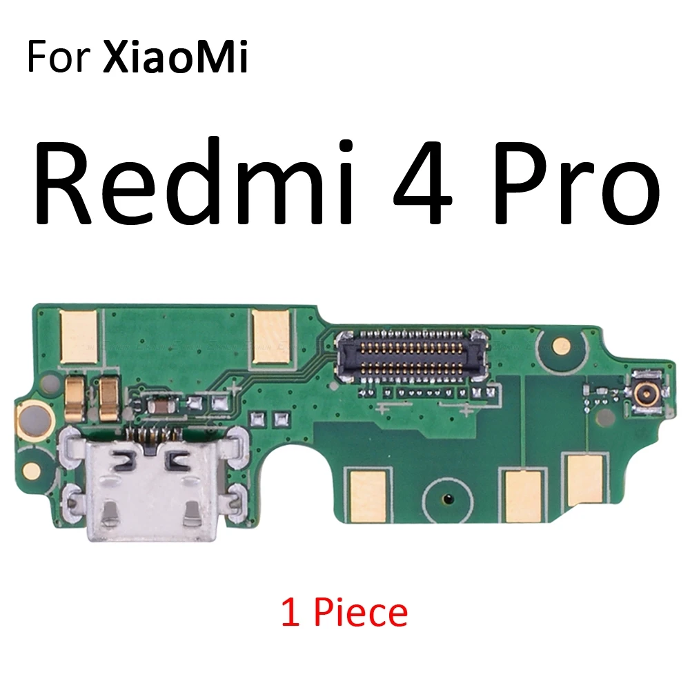 For Redmi 4 Pro Части платы разъема для зарядки гибкий кабель с микрофоном Микрофон для Xiaomi Redmi Примечание 5A 4 4X 4A 3 3S 2 2A Pro Global - Цвет: For Redmi 4 Pro