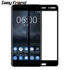 Закаленное стекло для Nokia 6 6,2 Nokia6 2018 2nd, с полным покрытием, защита экрана, защитная пленка