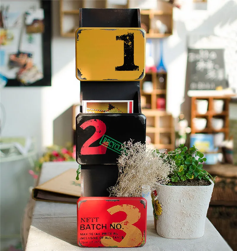 Деревянный декор сад дома хранения Чехол держатель Box стене висит декоративная