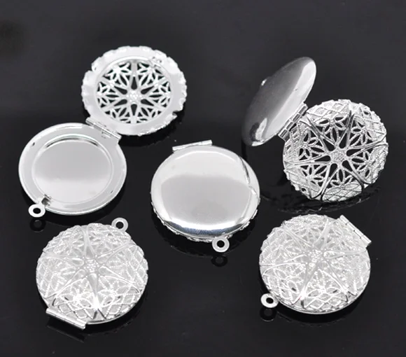 MJARTORIA 2016 Новое поступление 5 посеребренных фоторамных подвесок 32x27мм|pendant holder|pendant