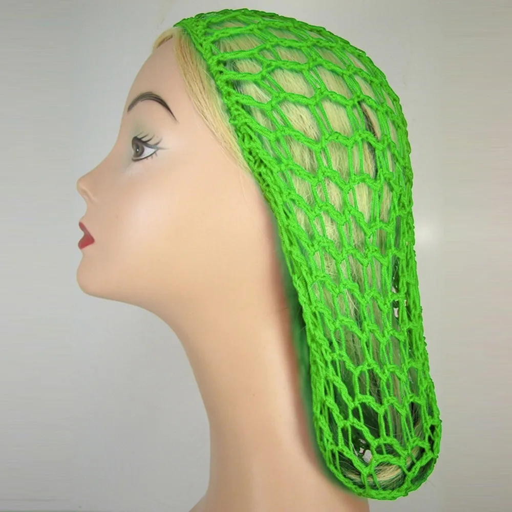 PINKSEE популярный модный эластичный сетчатый чехол для волос Snood Bun балет танцев