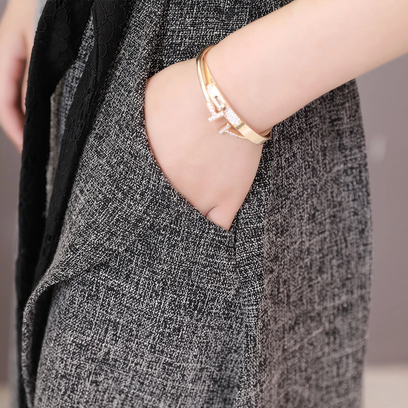 Новинка 2019 корейское осенне-зимнее платье с длинным рукавом женские