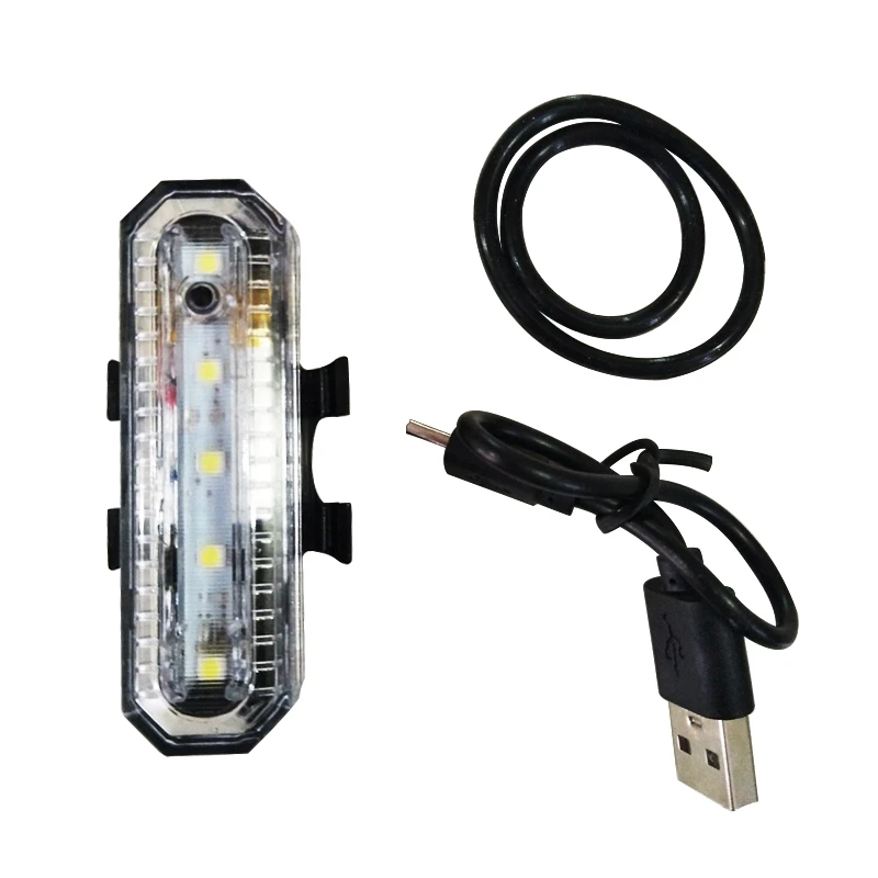 FLGT 4 режимы LED велосипедный задний фонарь USB перезаряжаемая белая
