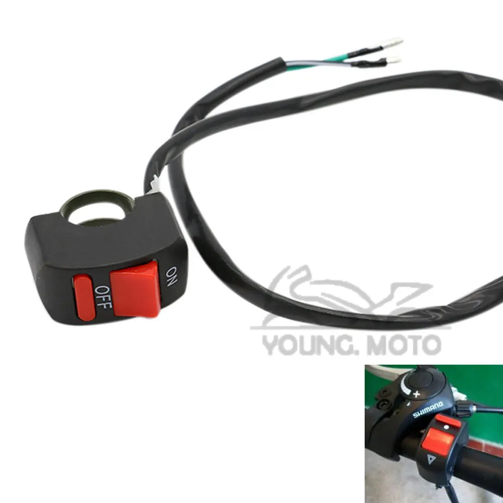 1 шт. Мотоцикл Переключатель ВКЛ ВЫКЛ Регулируемый Руль Крепление Переключатели