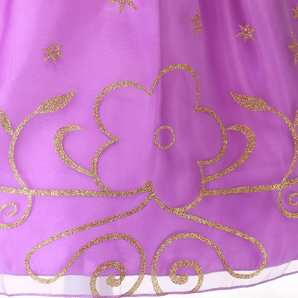 Girls Princess Rapunzel Dress up Costume Children Fairy Tales Cosplay Party Outfit Kids Halloween Birthday Fantasy Clothes | Детская