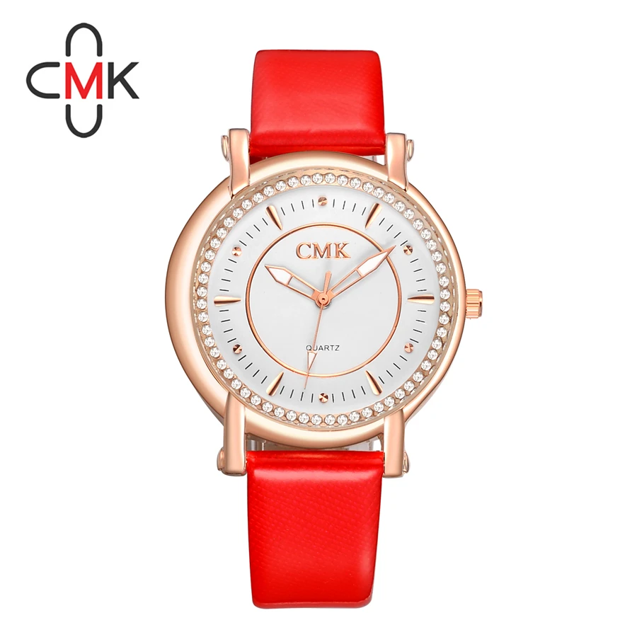 2016 Горячей Продажи Женщин Смотреть Люксовый Бренд CMK Горный Хрусталь Женщины