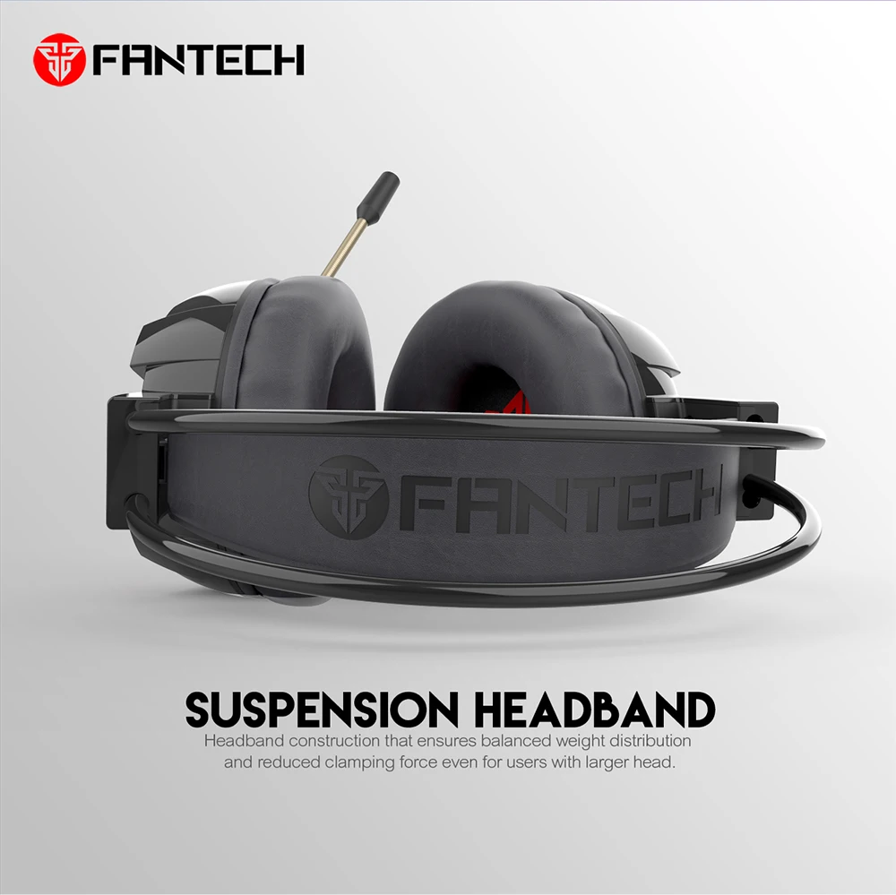 Fantech HG19 Стерео Игровые наушники с микрофоном светодиодный свет для компьютерных
