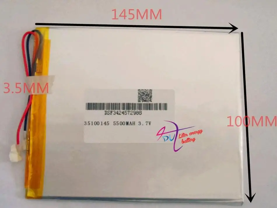 Лучший бренд батареи (бесплатная доставка) 35100145 Полимер литий ионный аккумулятор