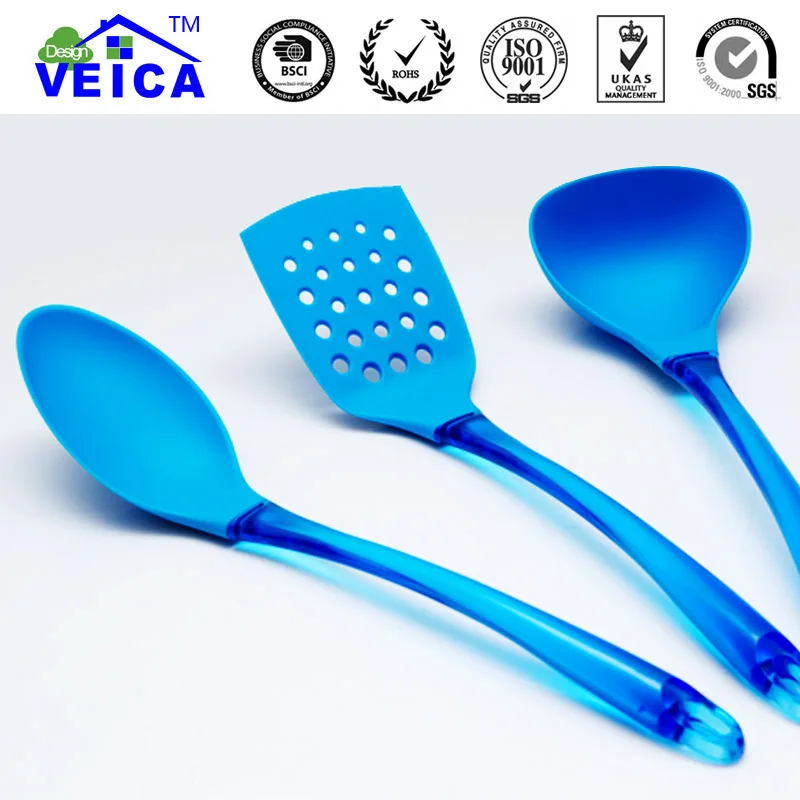 3 шт./лот высокотемпературный инструмент для приготовления пищи синий цвет