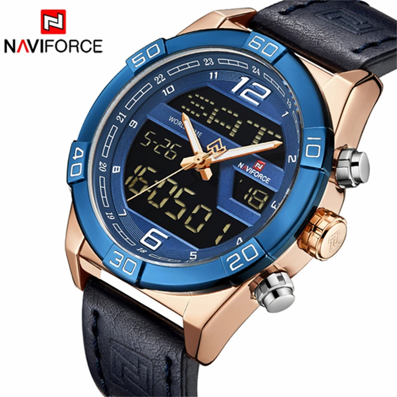 NAVIFORCE часы для мужчин Топ люксовый бренд мужские модные спортивные