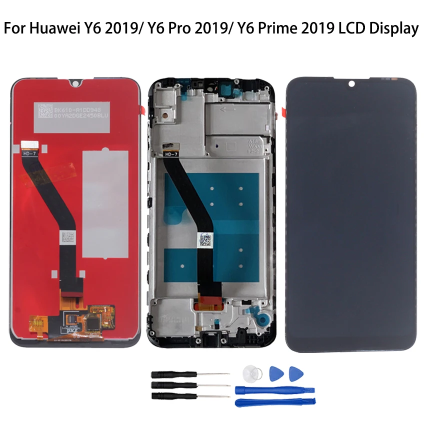 ЖК дисплей с рамкой для Huawei Y6 Prime 2019 Pro сенсорный экран Оцифровка сборка