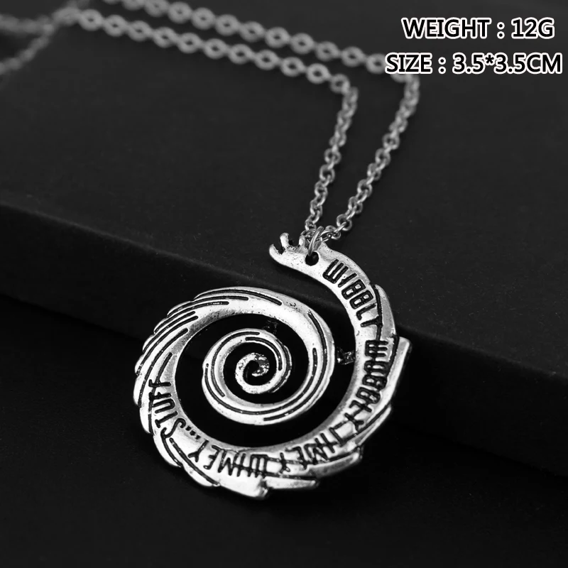 MQCHUN фильм Доктор Кто ожерелье таинственный доктор Wibbly Wobbly Timey Wimey сплав звено цепи Шарм кулон ювелирные изделия для мужчин-30