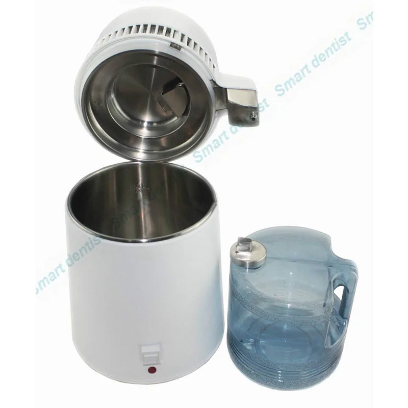 4L Dental Medical Hospital Water Distiller Purifier Stainless Internal Filter