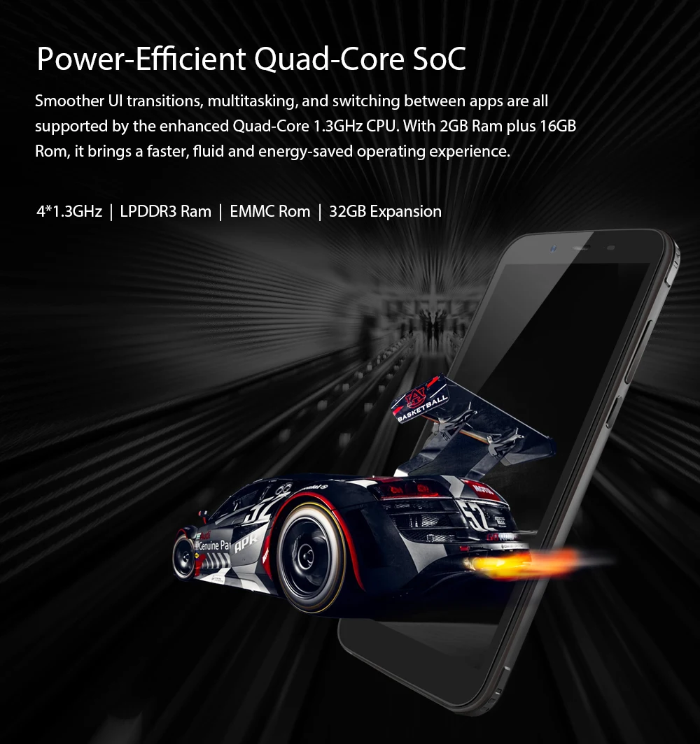 Blackview BV5500 IP68 Водонепроницаемый Прочный Face ID 4400 мАч смартфон 5,5 дюймов ips 18:9 MT6580 четырехъядерный 2 Гб ОЗУ 16 Гб из России