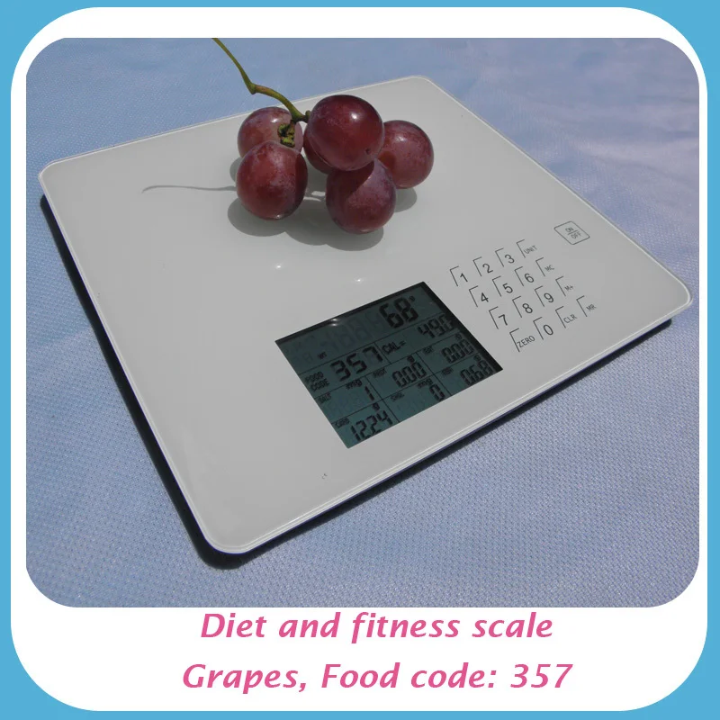 2015 диета и фитнес масштаб для калорий Соль Белок Жира Углеводы Холестерин