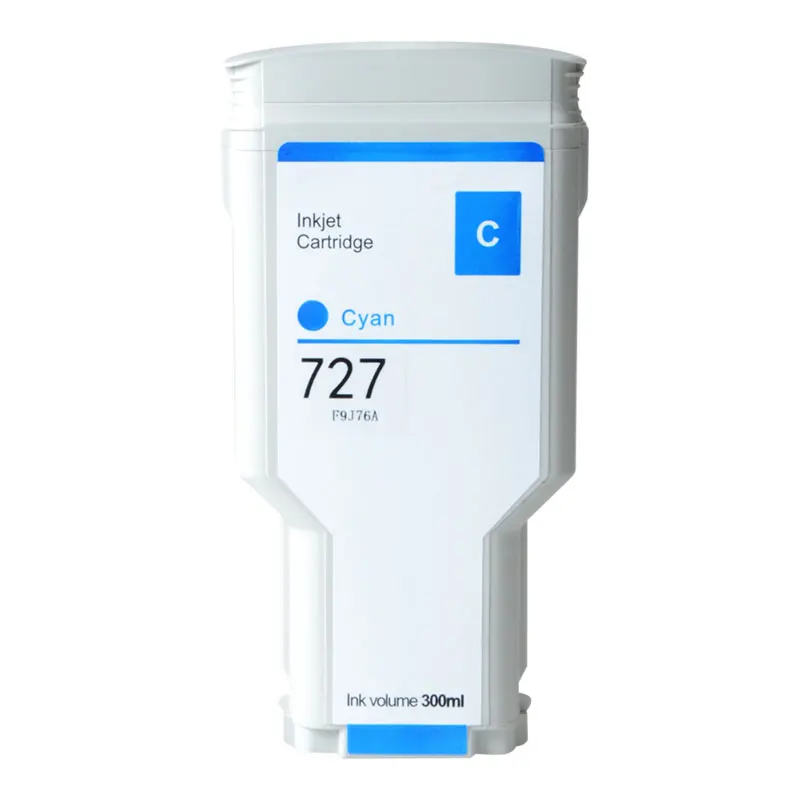 CY SAYA HP 727 Compatible Ink Cartridge 300ML For HP DesignJet T920 T2500 T930 T1530 T2530 T1500 Printer(PBK C M Y GY MBK - Цвет: CY
