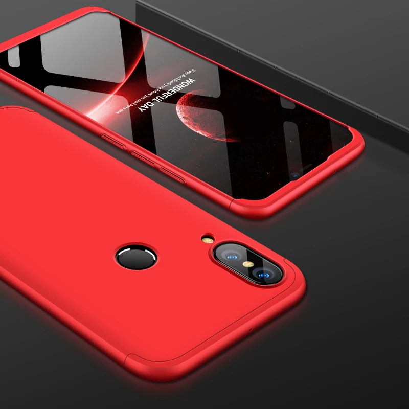 Оригинальный чехол GKK для huawei Nova 3 в 1 с защитой 360 тонкий армированный Матовый